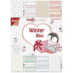 (6011/0046)Paper bloc 15X21 cm Winter