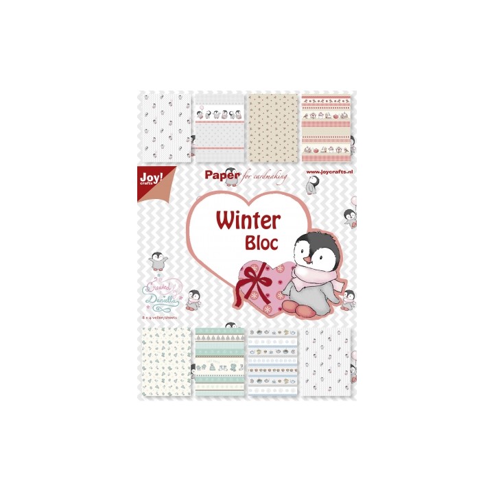 (6011/0046)Papier bloc 15X21 cm Winter