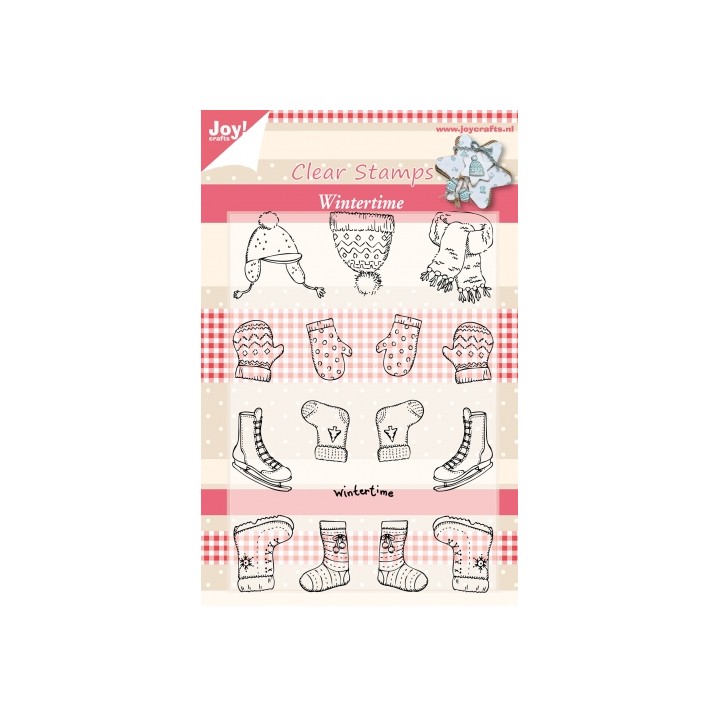 (6410/0122)Clear stamp Wintertime 01