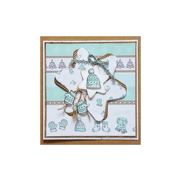 (6410/0122)Clear stamp Wintertime 01