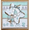 (6410/0122)Clear stamp Wintertime 01
