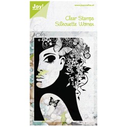 (6410/0315)Clear stamp Silhouette Women