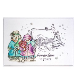 (CBS0010)Tampon clear Snow Family