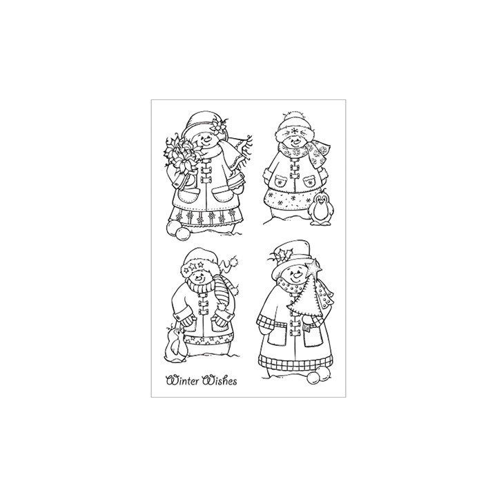 (CBS0010)Tampon clear Snow Family