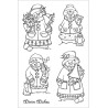 (CBS0010)Stamp clear Snow Family