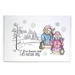 (CBS0010)Tampon clear Snow Family
