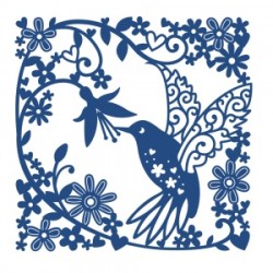 (ACD491)Tattered Lace Hummingbird Tapestry