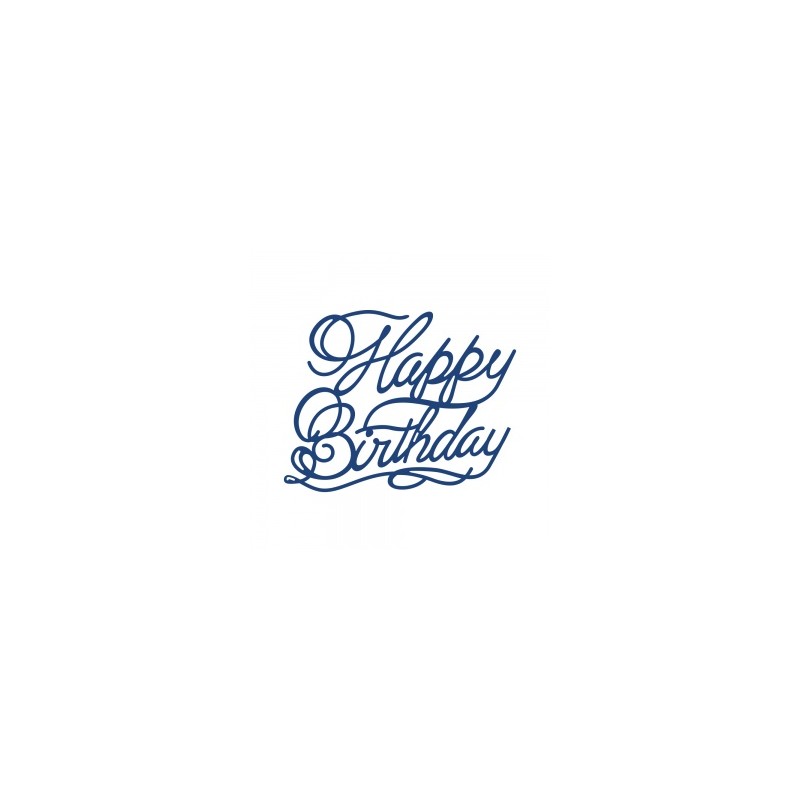 (ACD424)Tattered Lace Happy Birthday