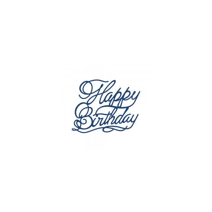(ACD424)Tattered Lace Happy Birthday