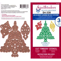 (S4-339)Spellbinders Holiday Tree 2012