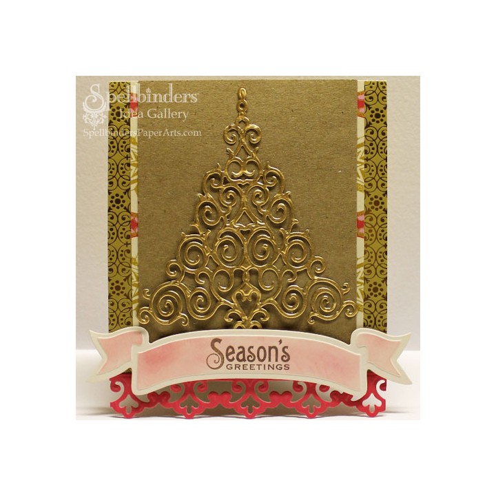(S4-339)Spellbinders Holiday Tree 2012