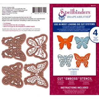 (S4-371)Spellbinders butterflies