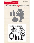 (EPDIE/STAMP11)Echo Park Apothecary Designer Dies & Stamp Set