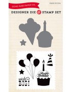 (EPDIE/STAMP09)Echo Park Wish Big Designer Dies & Stamp Set