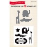 (EPDIE/STAMP07)Echo Park Little Man Designer Dies & Stamp Set