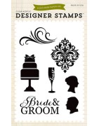 (EPSTAMP15)Echo Park Clear Acrylic Stamps Wedding