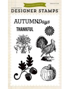 (EPSTAMP11)Echo Park Clear Acrylic Stamps Hello Fall