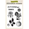 (EPSTAMP11)Echo Park Clear Acrylic Stamps Hello Fall