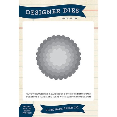 (EPPDIE46)Echo Park Scallop Circle Nesting Set Designer Dies
