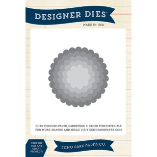 (EPPDIE46)Echo Park Scallop Circle Nesting Set Designer Dies
