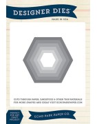 (EPPDIE45)Echo Park Hexagon Nesting Set Designer Dies