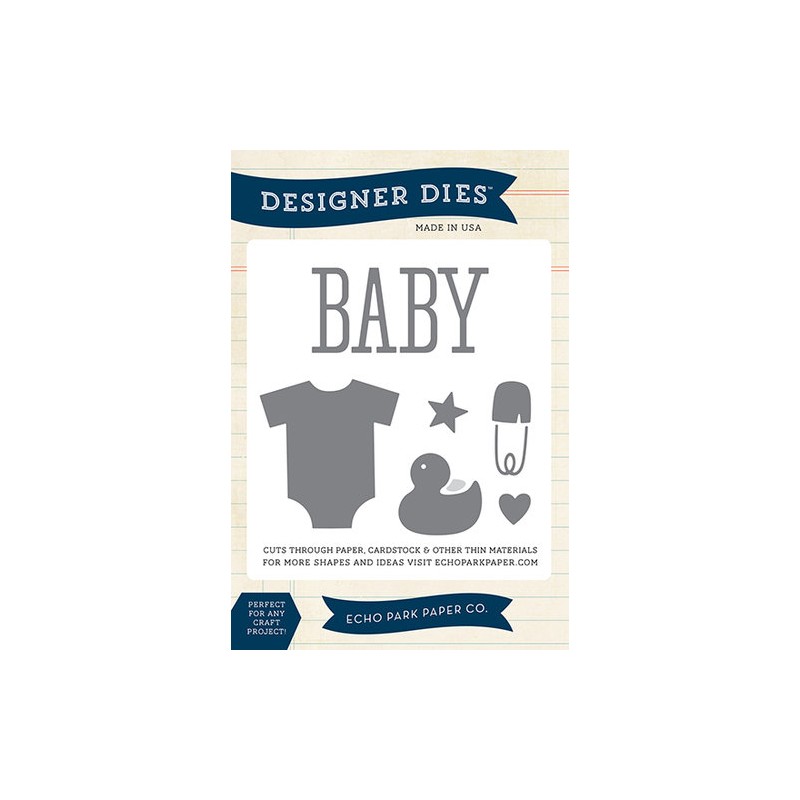 (EPPDIE40)Echo Park Bundle Of Joy Designer Dies