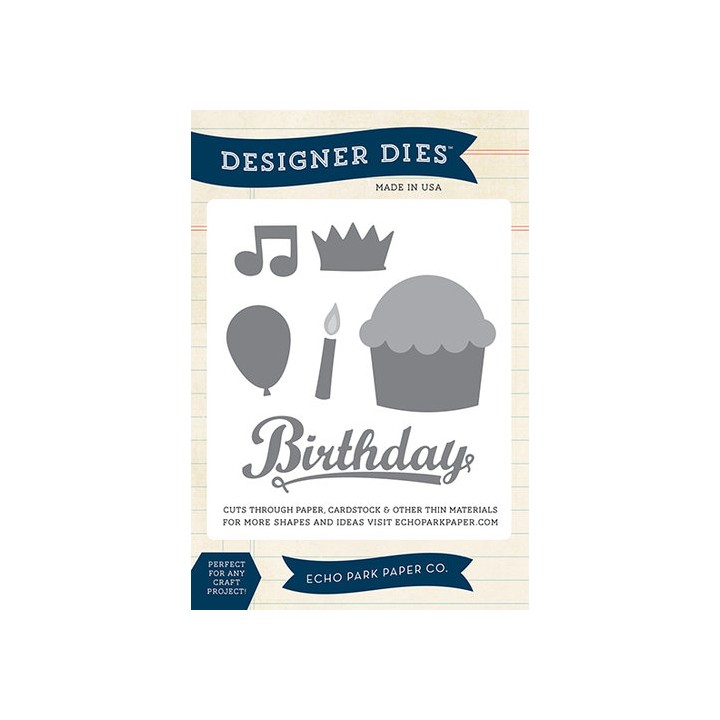 (EPPDIE39)Echo Park Happy Birthday Designer Dies