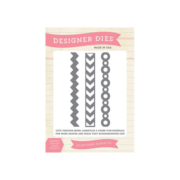 (EPPDIE38)Echo Park Border Set 1 Designer Dies