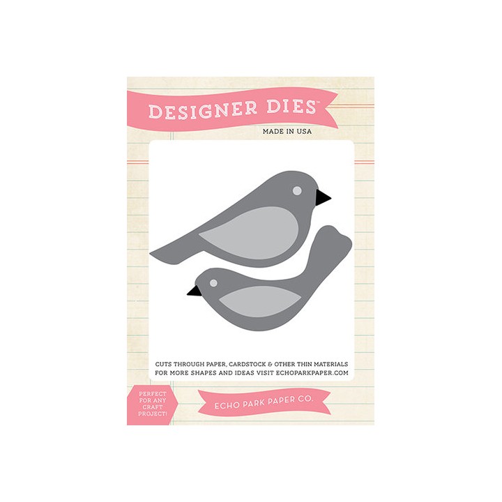 (EPPDIE36)Echo Park Bird Set 1 Designer Dies