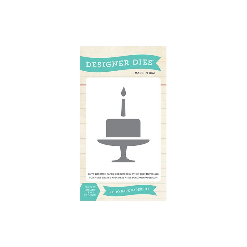 (EPPDIE21)Echo Park Birthday Cake Designer Dies