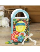 (EPDIE/STAMP03)Echo Park Simple Life Hello Die & Stamp Combo Set