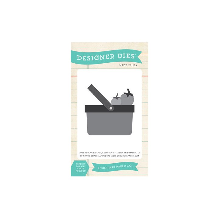 (EPSDIE12)Echo Park Simple Life Picnic Basket Designer Dies (EPSDIE12)Echo Park Simple Life Picnic Basket Designer Dies