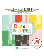 (SL68030)Echo Park Paper Pad Simple Life Dots & Stripes