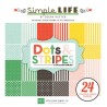 (SL68030)Echo Park Paper Pad Simple Life Dots & Stripes