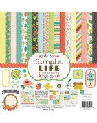 (SL68016)Echo Park Paper Pad Simple Life Collection Kit