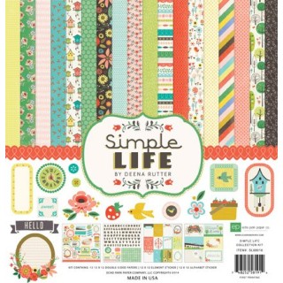 (SL68016)Echo Park Paper Pad Simple Life Collection Kit