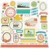 (SL68014)Echo Park Paper Pad Simple Life Element Stickers