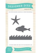 (EPSDIE06)Echo Park Walking On Sunshine Starfish & Waves Designe