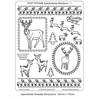 (TP3345E)EMBOSSING EasyEmboss Reindeers-1