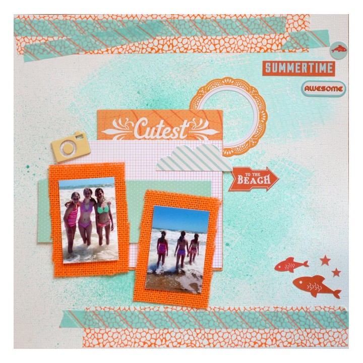 (WS67014)Echo Park Walking On Sunshine 12x12 Inch Element Sticke (WS67014)Echo Park Walking On Sunshine 12x12 Inch Element Sticke