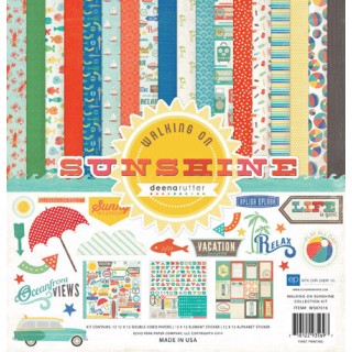 (WS67016)Echo Park Walking On Sunshine 12x12 Inch Collection Kit