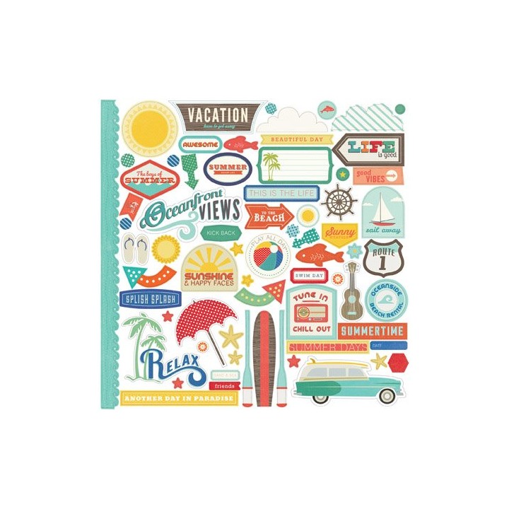 (WS67016)Echo Park Walking On Sunshine 12x12 Inch Collection Kit (WS67016)Echo Park Walking On Sunshine 12x12 Inch Collection Kit