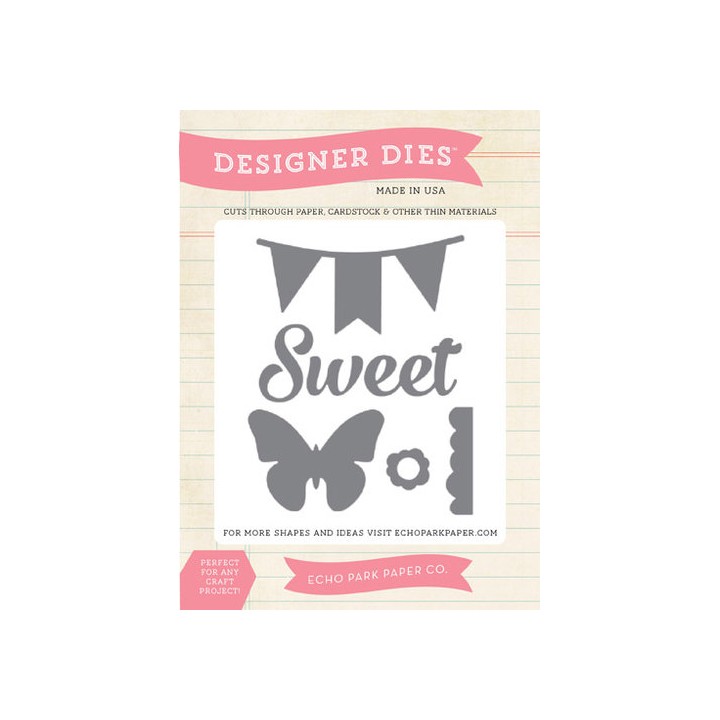 (EPMDIE08)Echo Park We Are Family Sweet Butterfly Banner Designe (EPMDIE08)Echo Park We Are Family Sweet Butterfly Banner Designe