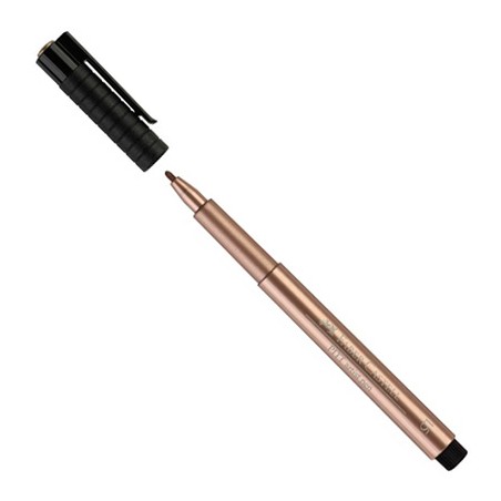 (FC-167352)Faber Castell Pitt artist pen Metallic Copper