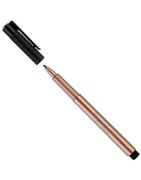 (FC-167352)Faber Castell Pitt artist pen Metallic Copper