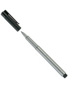 (FC-167351)Faber Castell Pitt artist pen Metallic Argent