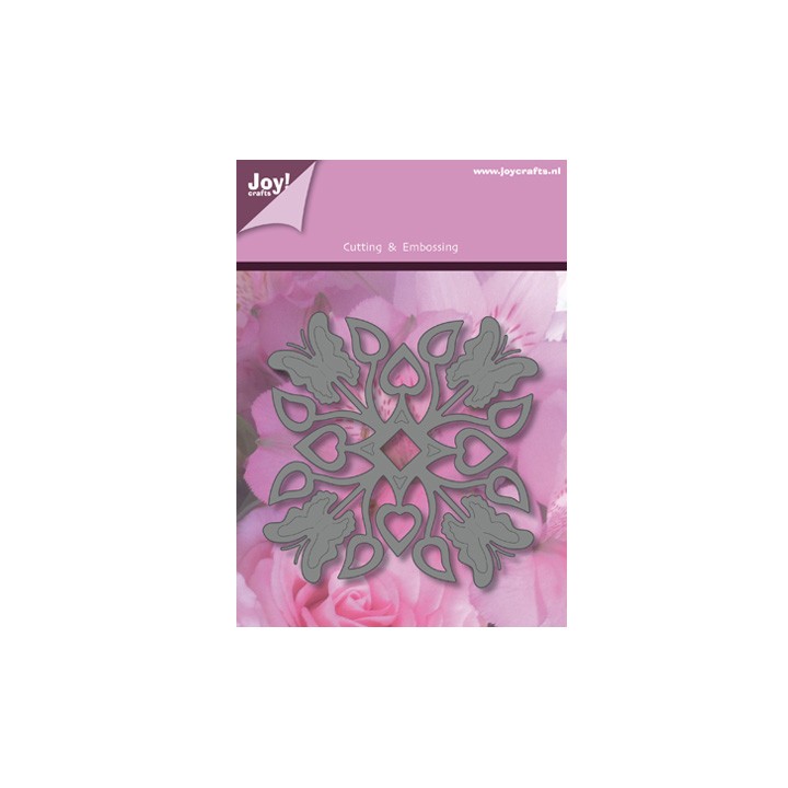 (1201/0093)Lin & Lene stencil frame butterflies