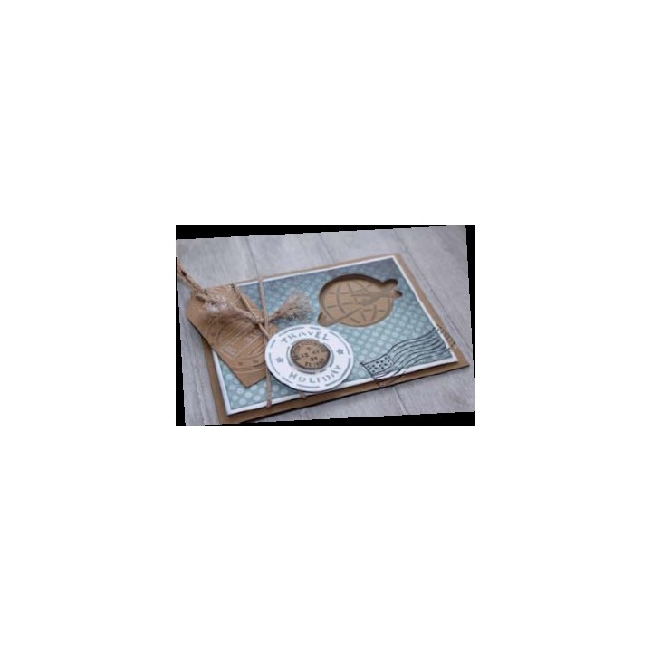 (1201/0095)Lin & Lene pochoir Travel/Holidays