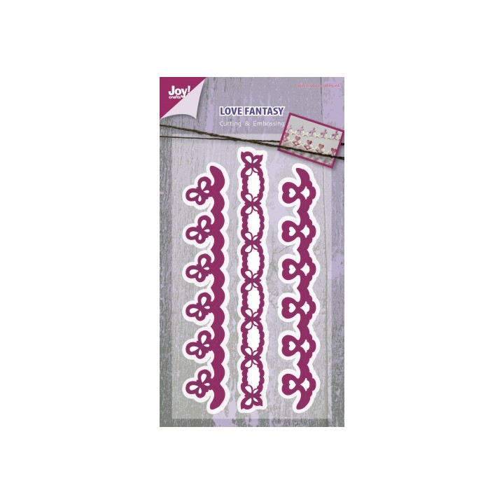 (6002/0404)Decouper Pochoir love fantasy