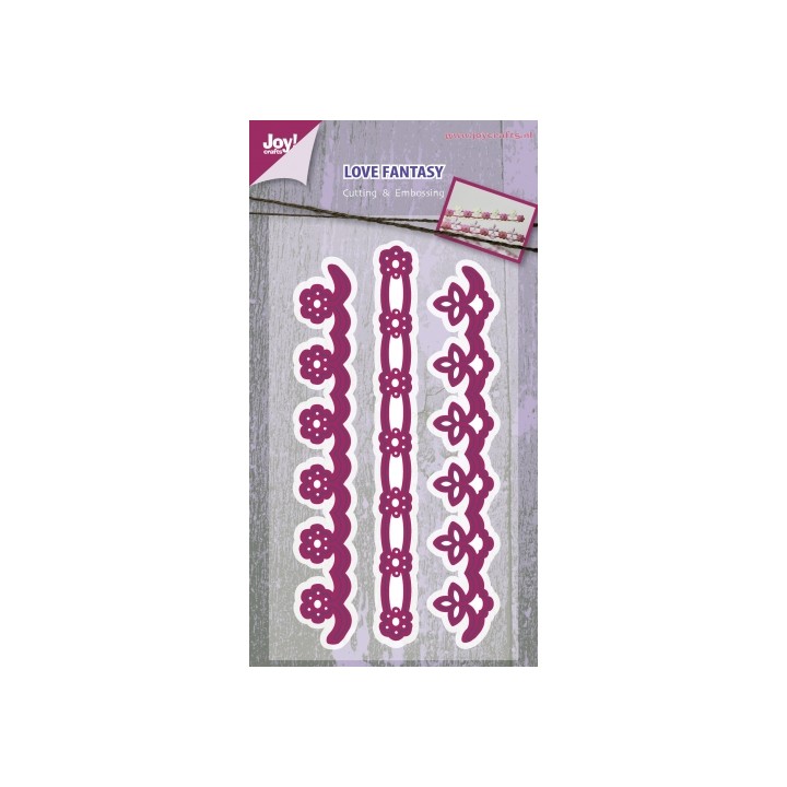 (6002/0405)Decouper Pochoir love fantasy 2